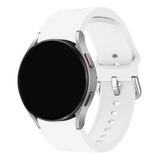 Pulseira Compatível Com Galaxy Watch 5 40mm E 44mm Com Fecho Cor Branco