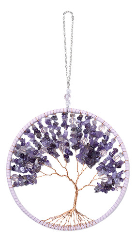 Colgante Colgante Con Forma De Árbol De Vida Morado, Adorno