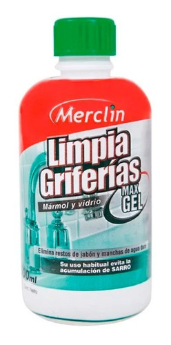 Limpia Griferías Mármol Y Vidrios En Gel Merclin | 500ml