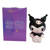 Tazón, Mug, 3d  De Cerámica Diseño Kuromi Kawaii