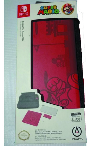 Estuche Nintendo Switch Lite Edición Mario Bros