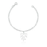 Pulseira Menina - Prata 925