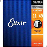 Encordoamento Elixir Guitarra 011 - 12102 - Original Usa