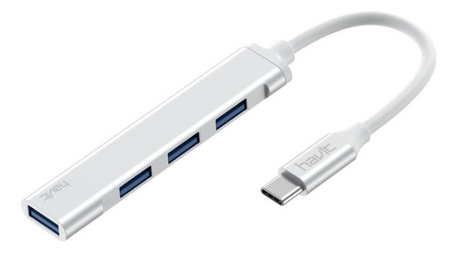 Hub Usb 3.0 A Tipo C 4 Para Mac/ Pc/ Celular