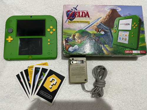 Nintendo 2ds Edición Zelda Con Caja Y Cargador Con Juego