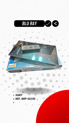Reproductor De Blu-ray Sony Bdp Bdp-s1500 Negro Código De Región De Bd A Y De Dvd 4 Voltage 110v