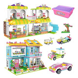 Friends House Building Toy Set For Girls, Friends Family Hou