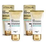 Protector Solar L'oréal Paris Uv Defender Anti-brillo X2