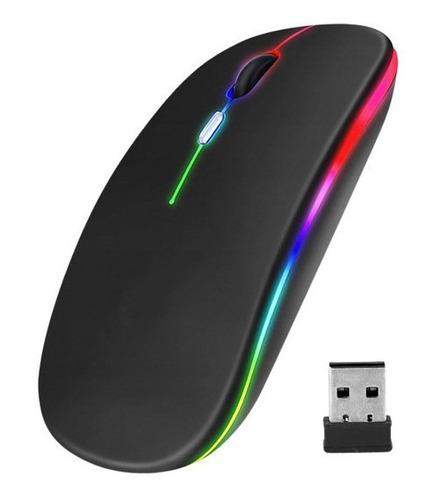 Mouse Sem Fio Recarregável Ergonômico Wireless Sem Barulho