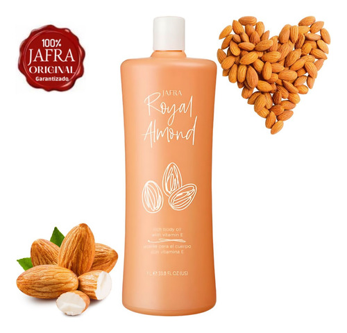 Jafra Royal Almond Aceite De Almendras Vitamina E 1 Litro
