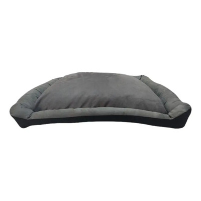 Cama Para Perro Lunics Negra / Gris Chica Resistente Gris Oscuro Rectangular