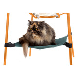 Cama Rede De Cadeira Para Gato Com Velcro 35x40 Verde