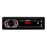 Rádio Bluetooth Carro Fm Som Automotivo 2 Usb Pendrive 4x25w