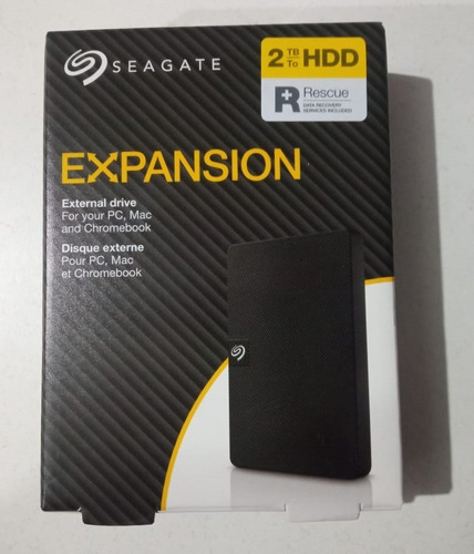 Disco Duro Externo Seagate Expansion  2tb Negro (sin  Uso)