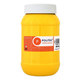 Pintura Acrílica Politec Bote 500 Ml Colores Color Amarillo Medio No. 318