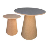 Kit Mesa Cone G E P Decoração Mdf