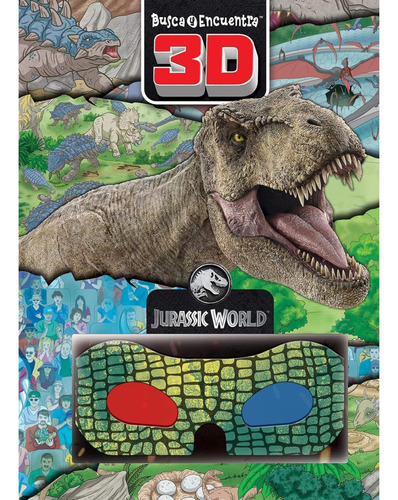  Jurassic World Busca Y Encuentra 3d 