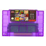 Fita Snes 110 Em 1 Cartucho Super Nintendo Multi Jogos Salva