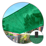 Tela Toldo 5x6 80% Verde Proteção Solar Sombreamento Bainha