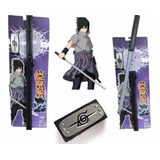 Espada Katana Sasuke Uchiha + Funda + Cinto + Bandana Naruto