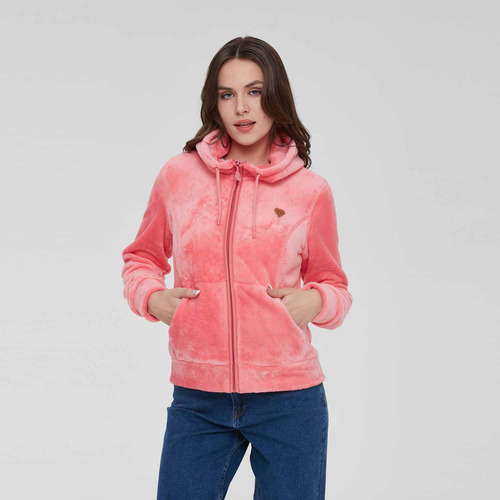 Polar Mujer Básico Full Zipper Coral Fashion's Park