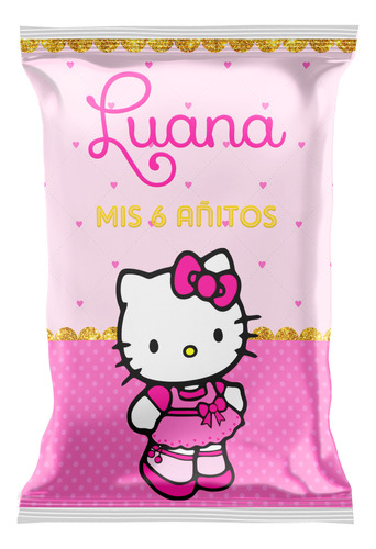Bolsitas Golosineras Chip Bag Hello Kitty X 10