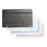 Teclado Bluetooth Inteligente Ultra Fino Recarregavel Cores