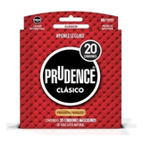 Preservativo Condon Prudence Clasico Caja Con 20 Piezas