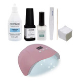 Kit Completo Kapping Nivelador Uñas Gel Uv / Led Con Cabina