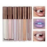 Pack 6 Brillo Labial Lip Gloss Glitter Efecto Polvo De Hadas