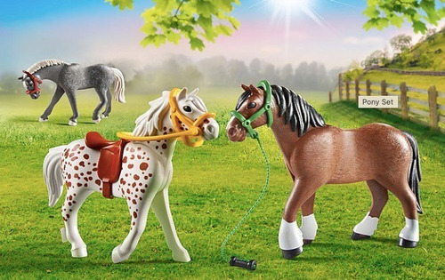 Playmobil Set De Ponis (caballos)