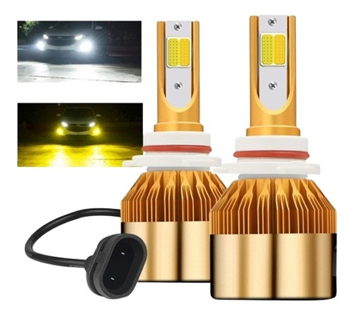 2 Lampara Led Dual Antiniebla Blanco Amarillo H11 6000/3000k