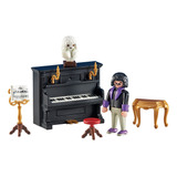 Playmobil Add On  6527 Pianista Con Piano