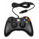 Controle Video Game Compatível Com Xbox 360 E Pc C/fio + Nf