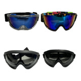 4 Pz Goglesss Motocross Gafas De Esquí Tacticos Nuevo.