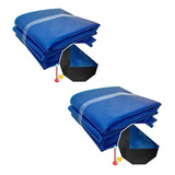 Kit Duas Capas Piscina 5x4 E 2x2m Térmica 500 Micras