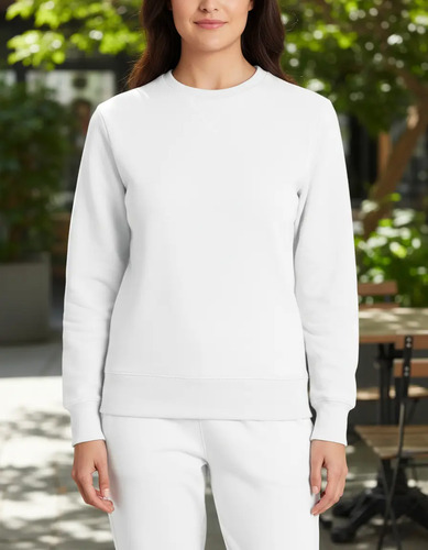 Sudadera Optima Cuello Redondo Mujer 38107 | MercadoLibre