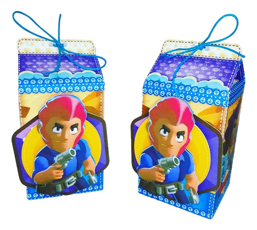 10 Caixas Milk Personalizadas Brawl Star