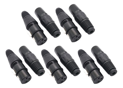 Profesional Dmx De Macho Y Hembra Mic Snake Plug, Conector