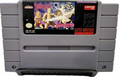 Magic Sword Snes Super Nintendo Original