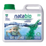 Natabio Nataclor Sin Cloro 2 Lts Alguicida Tratamiento 1 Mes