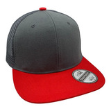 Gorra Snapback Trucker Visera Plana Frente De Tela Y Red Calidad Premium Camioneras Cierre Regulable