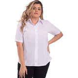 Camisete Manga Curta Feminina Tamanho Plus Size