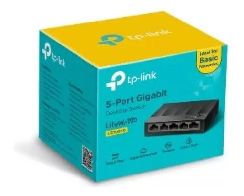 Switch Tp-link Gigabit 5 Pts Rj45 10/100/1000 Gbps Litewave
