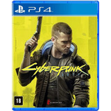 Cyberpunk 2077 Box Completo Com Encarte Ps4 Físico Seminovo