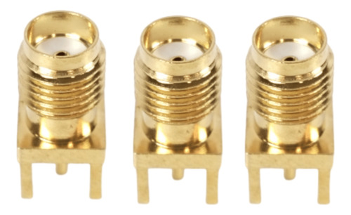 Kit 10 Unidades De Conector Sma Fêmea Ø6xø4.4mm