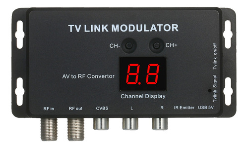 Modulador Tvlink Para Conversor De Modulador Av Modulador Rf