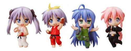 Juego De Figuras Lucky Star X Street Fighter Nendoroid