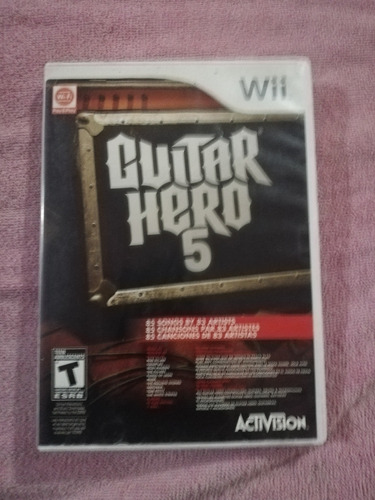 Video Juego Guitar Hero 5 Para Nintendo Wii Orig (de Uso) 