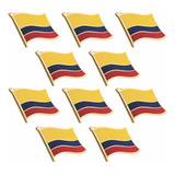 10 Pines Solapa Bandera De Colombia  Broche